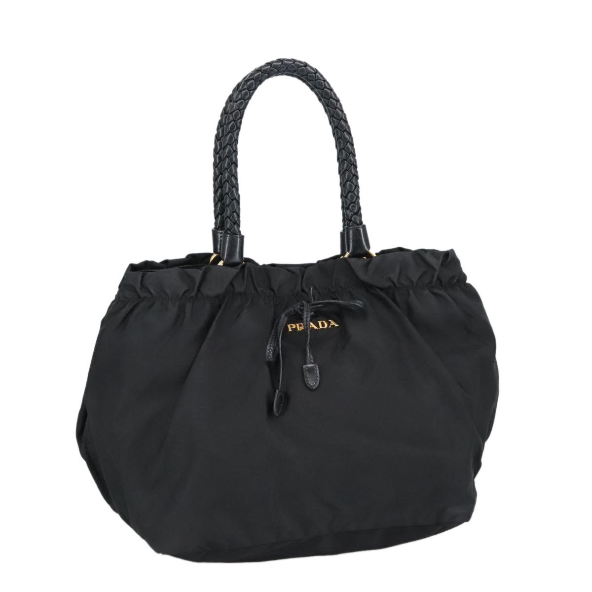 Prada Tessuto Black Synthetic Handbag (Pre-Owned) Size ONE SIZE - 17 Thumbnail