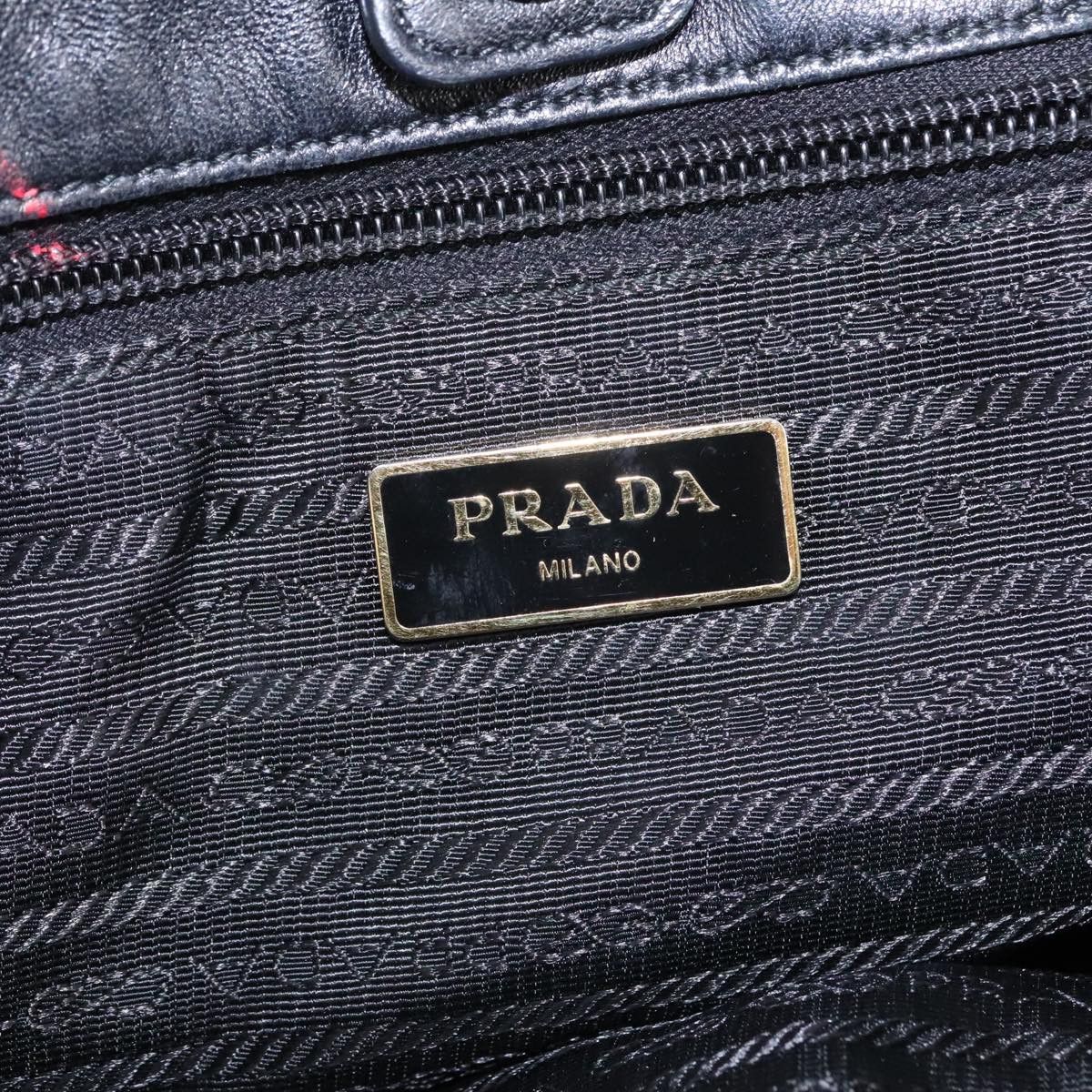 Prada Tessuto Black Synthetic Handbag (Pre-Owned) Size ONE SIZE - 14 Thumbnail