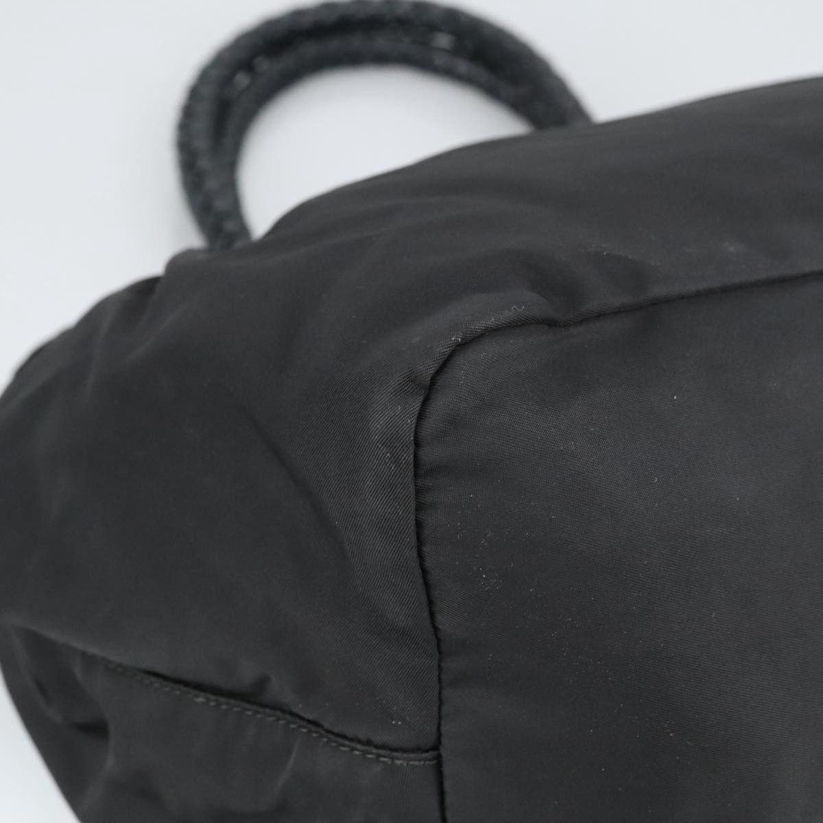 Prada Tessuto Black Synthetic Handbag (Pre-Owned) Size ONE SIZE - 8 Thumbnail