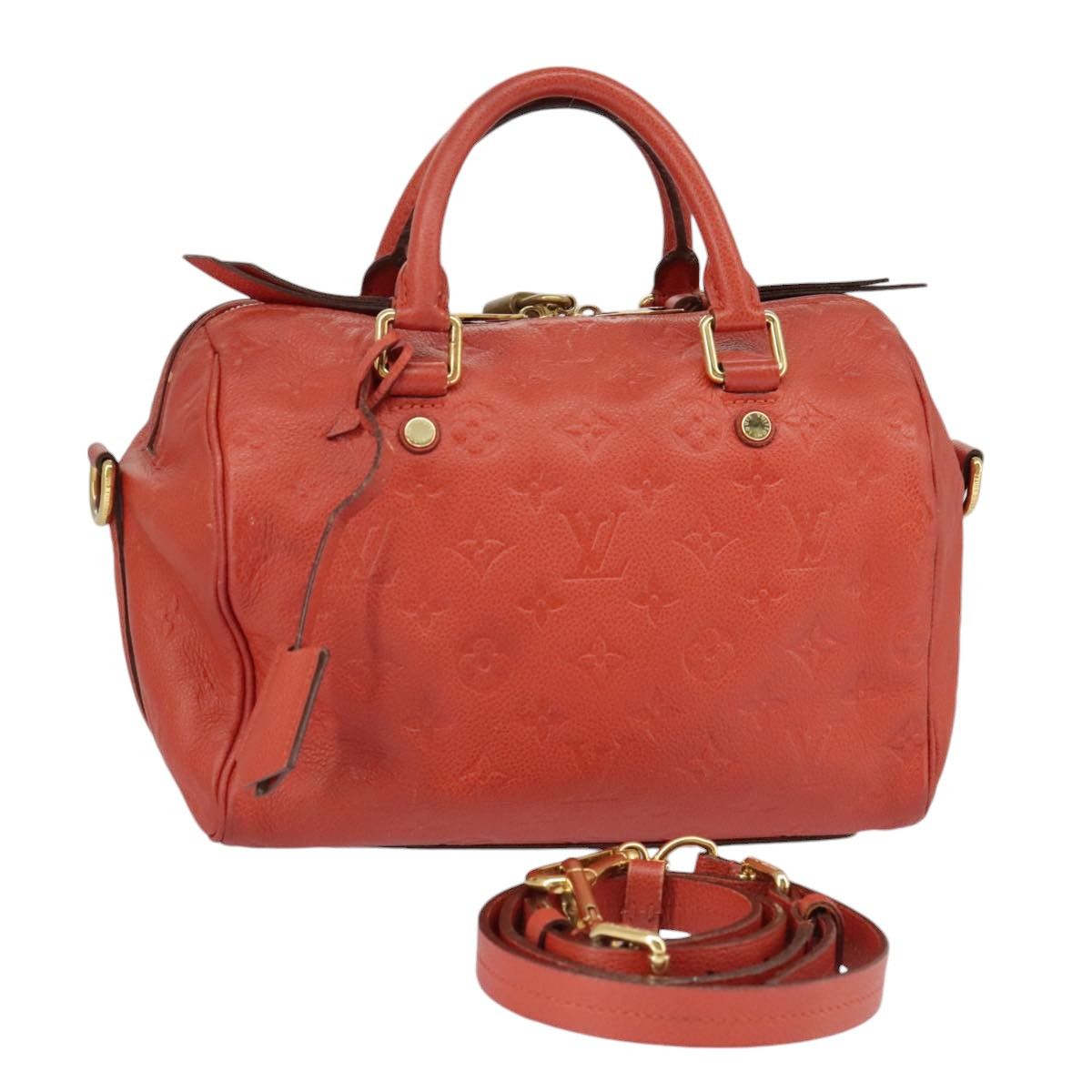 Louis Vuitton Speedy Bandoulière 25 Red Leather Handbag (Pre-Owned) Size ONE SIZE - 17 Thumbnail