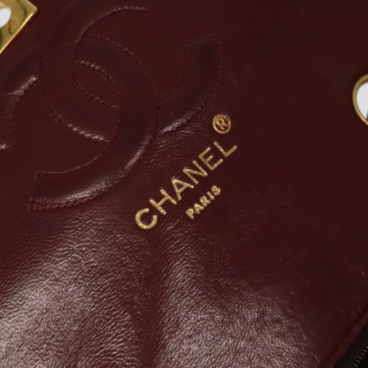 Chanel Coco Mark Black Leather Shoulder Bag (Pre-Owned) Size ONE SIZE - 16 Thumbnail