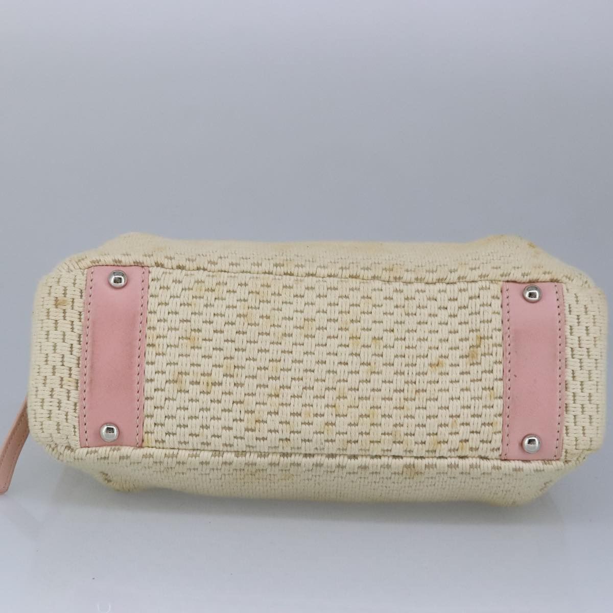 Chanel Pink Canvas Handbag (Pre-Owned) Size ONE SIZE - 19 Thumbnail