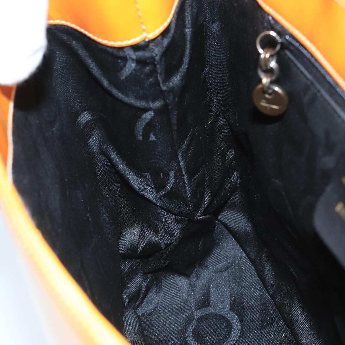 Salvatore Ferragamo Vara Yellow Leather Shoulder Bag (Pre-Owned) Size ONE SIZE - 19 Thumbnail