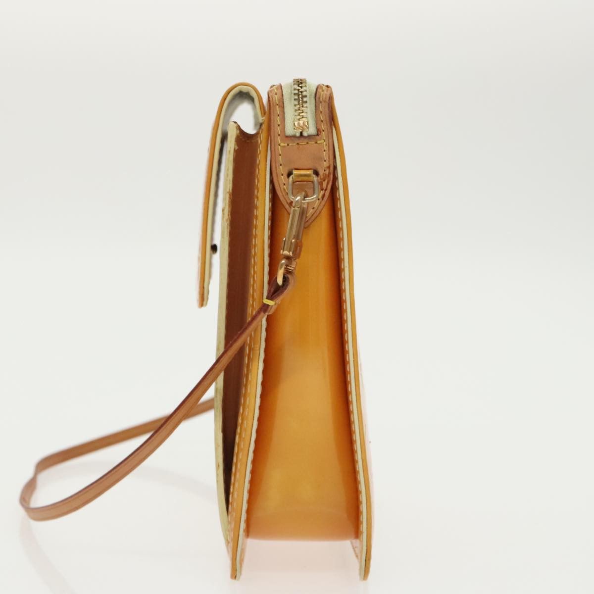 Louis Vuitton Mott Yellow Patent Leather Shoulder Bag (Pre-Owned) Size ONE SIZE - 3 Thumbnail
