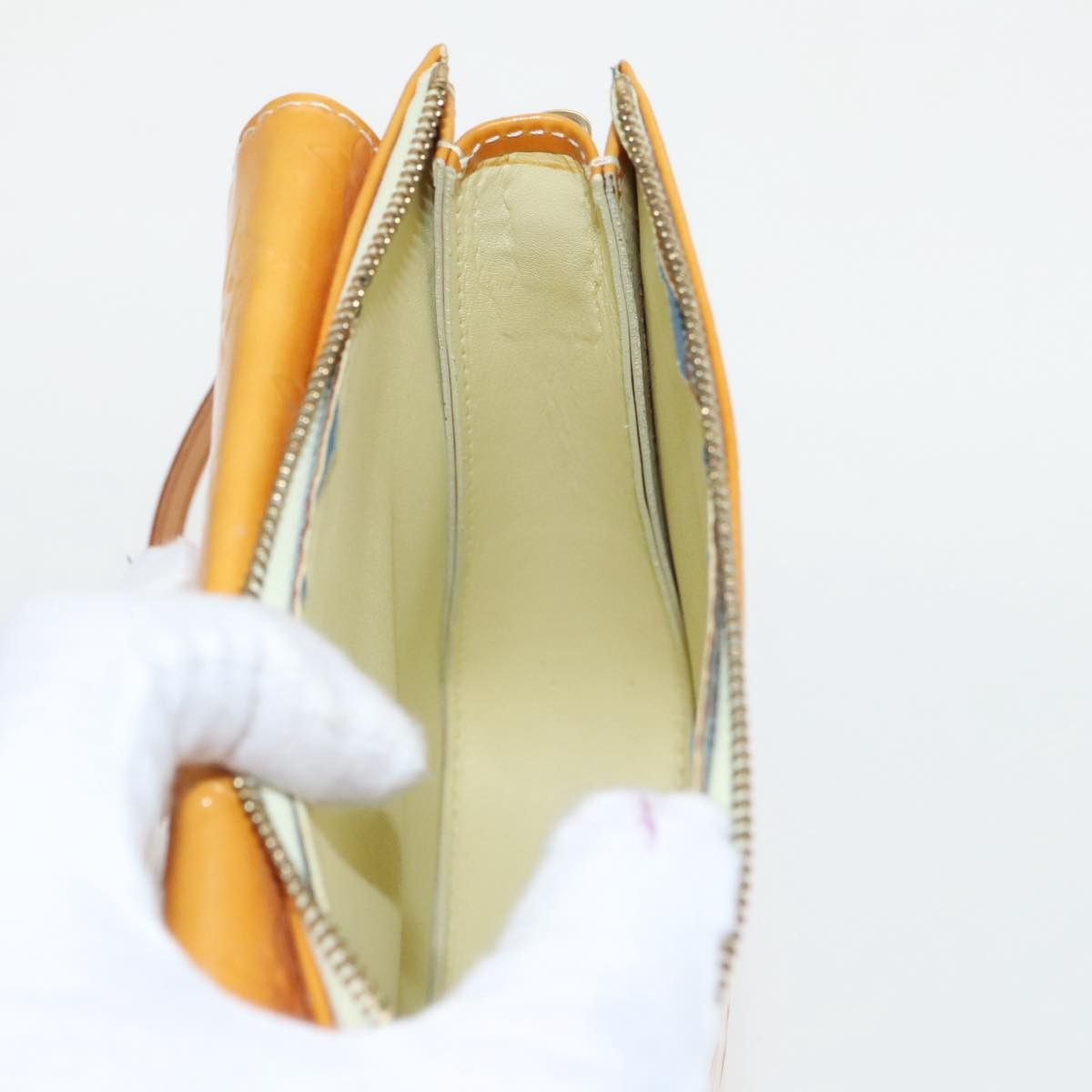 Louis Vuitton Mott Yellow Patent Leather Shoulder Bag (Pre-Owned) Size ONE SIZE - 17 Thumbnail