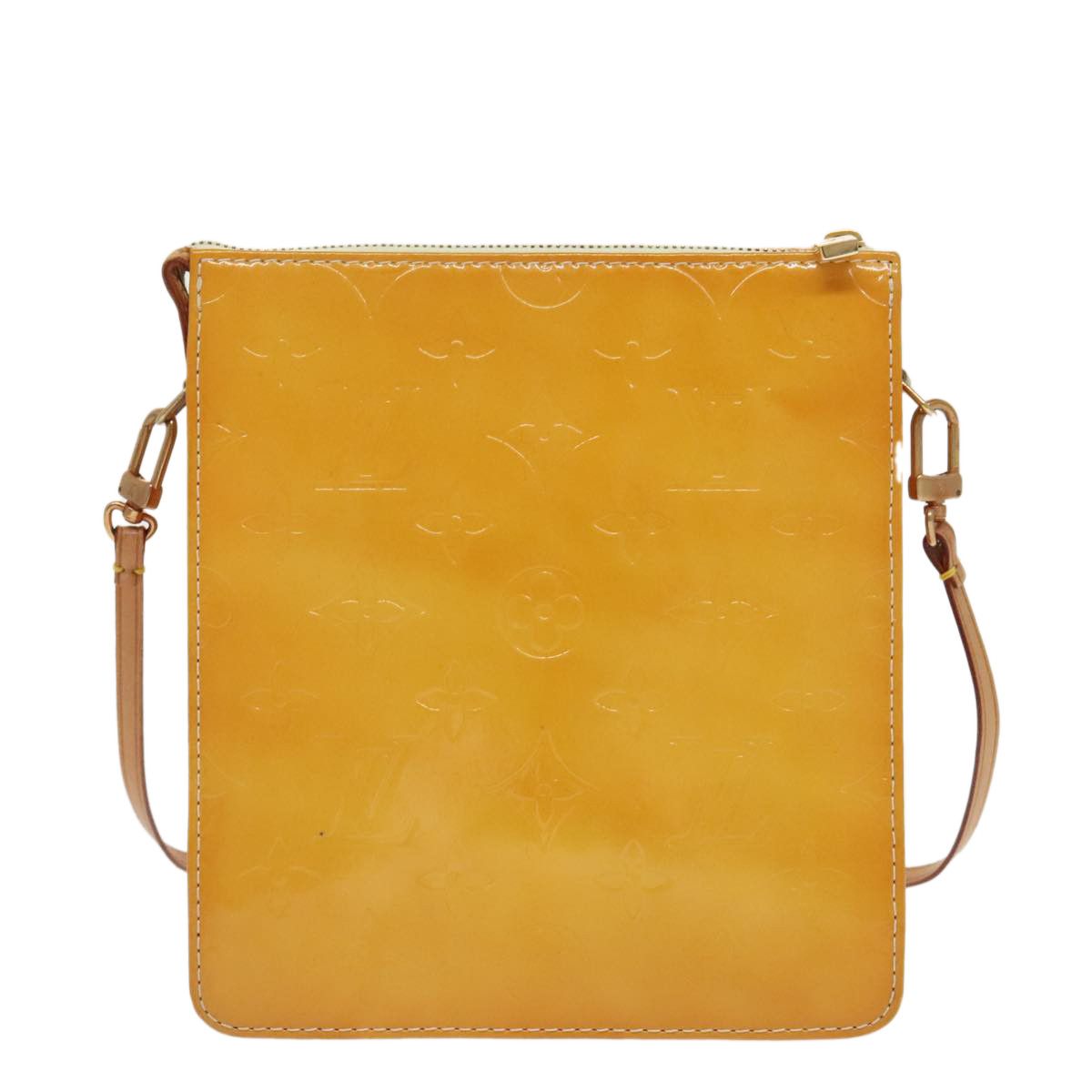 Louis Vuitton Mott Yellow Patent Leather Shoulder Bag (Pre-Owned) Size ONE SIZE - 2 Thumbnail