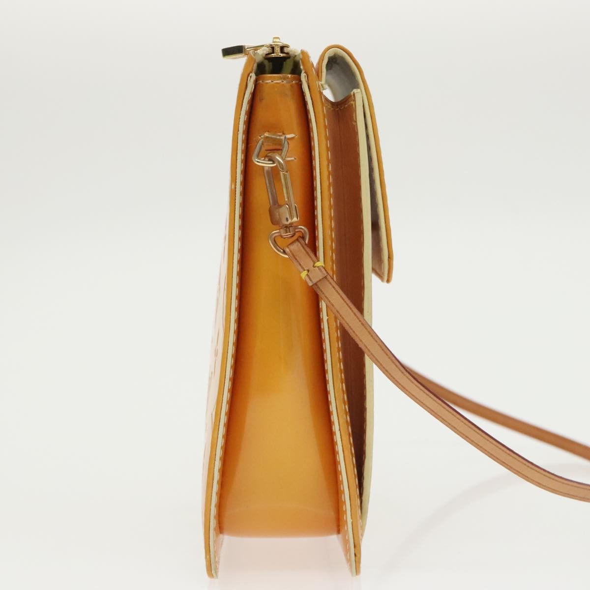 Louis Vuitton Mott Yellow Patent Leather Shoulder Bag (Pre-Owned) Size ONE SIZE - 4 Thumbnail