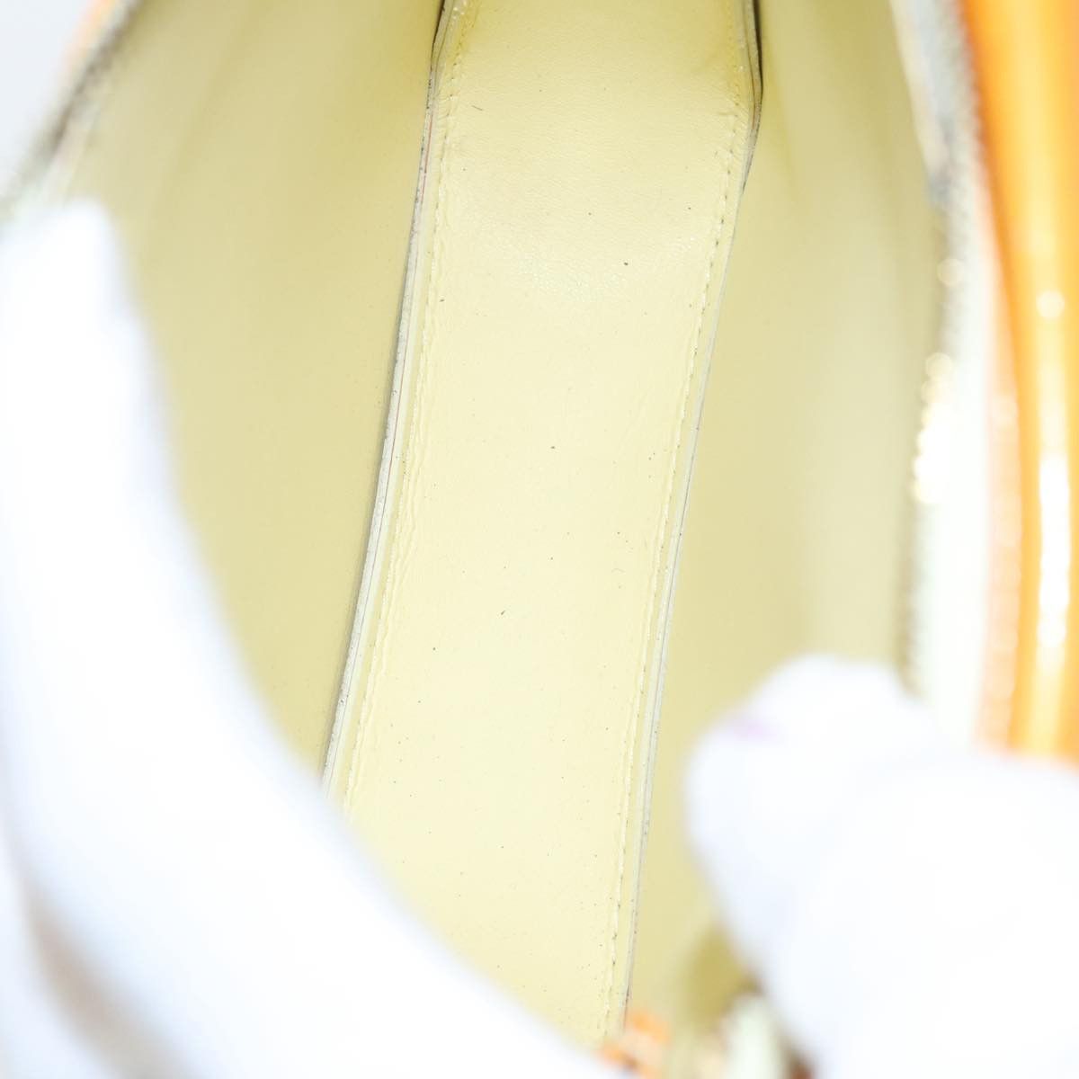 Louis Vuitton Mott Yellow Patent Leather Shoulder Bag (Pre-Owned) Size ONE SIZE - 15 Thumbnail