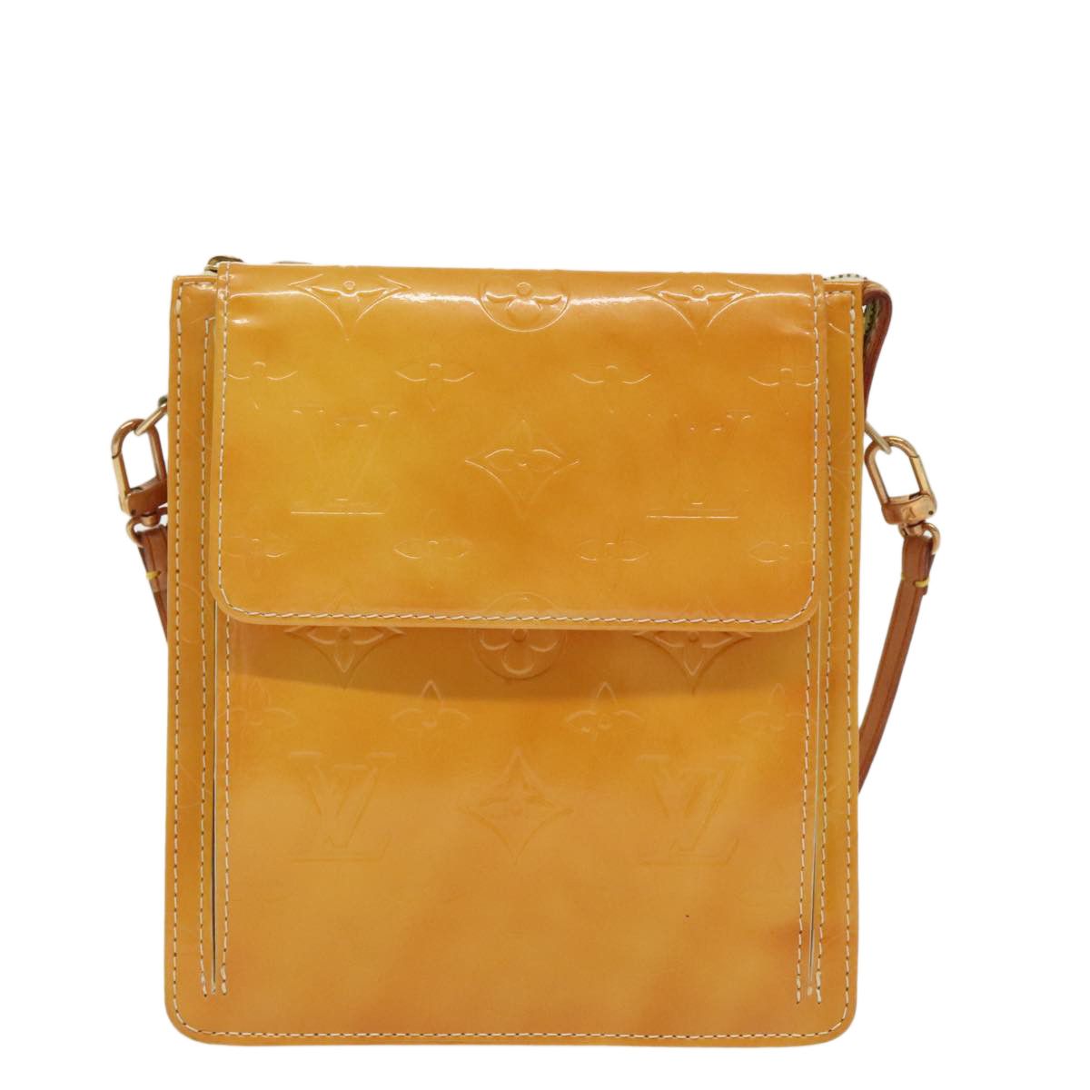 Louis Vuitton Mott Yellow Patent Leather Shoulder Bag (Pre-Owned) Size ONE SIZE - 20 Thumbnail