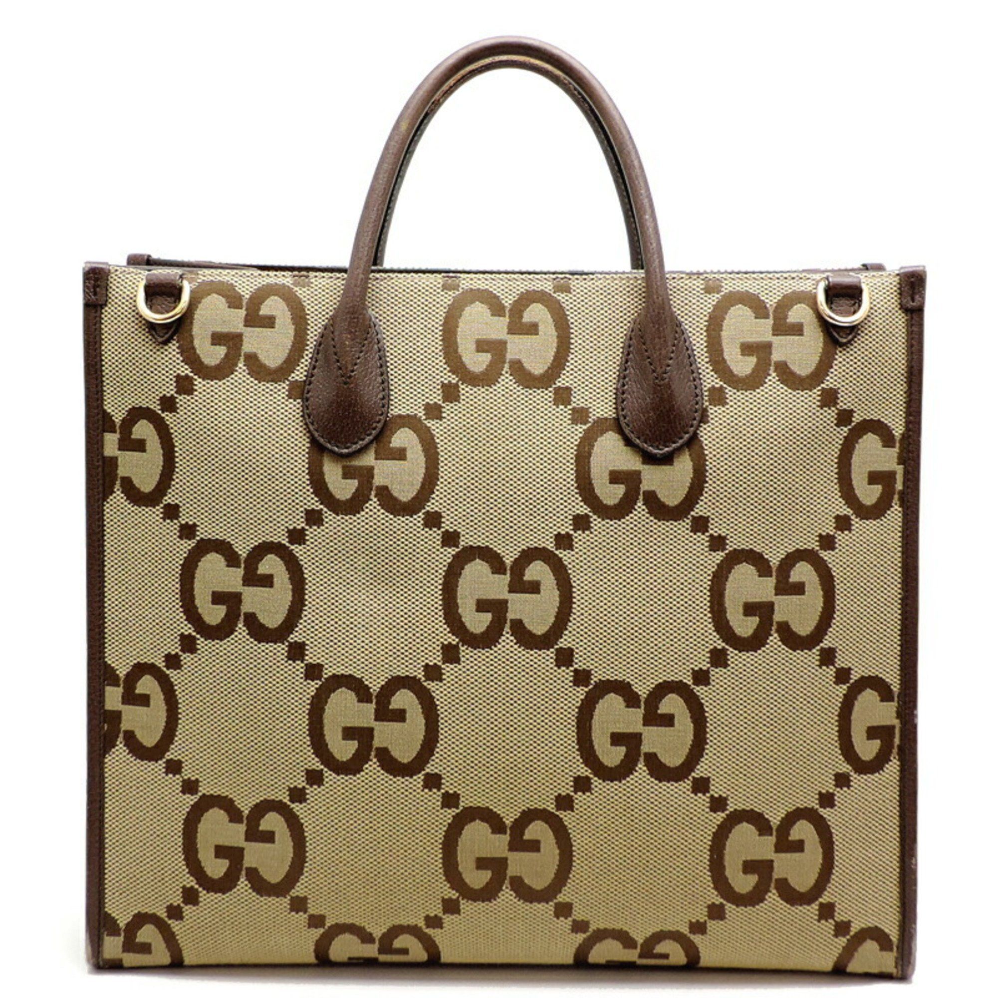 Gucci Gucci Women's Tote Bag 678839 Leather Beige Size ONE SIZE - 2 Thumbnail