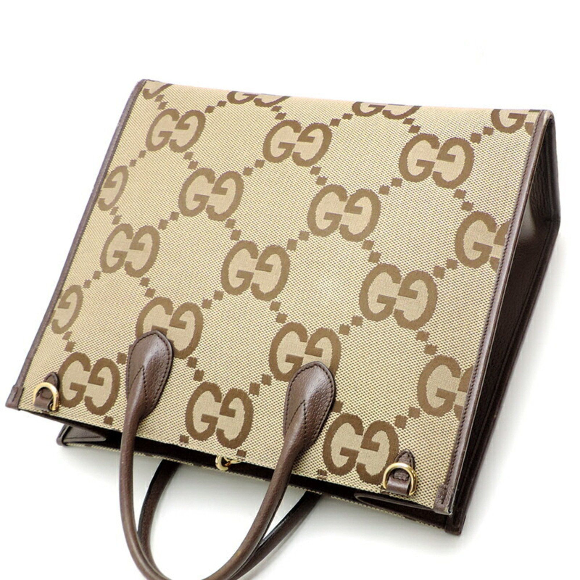 Gucci Gucci Women's Tote Bag 678839 Leather Beige Size ONE SIZE - 4 Thumbnail