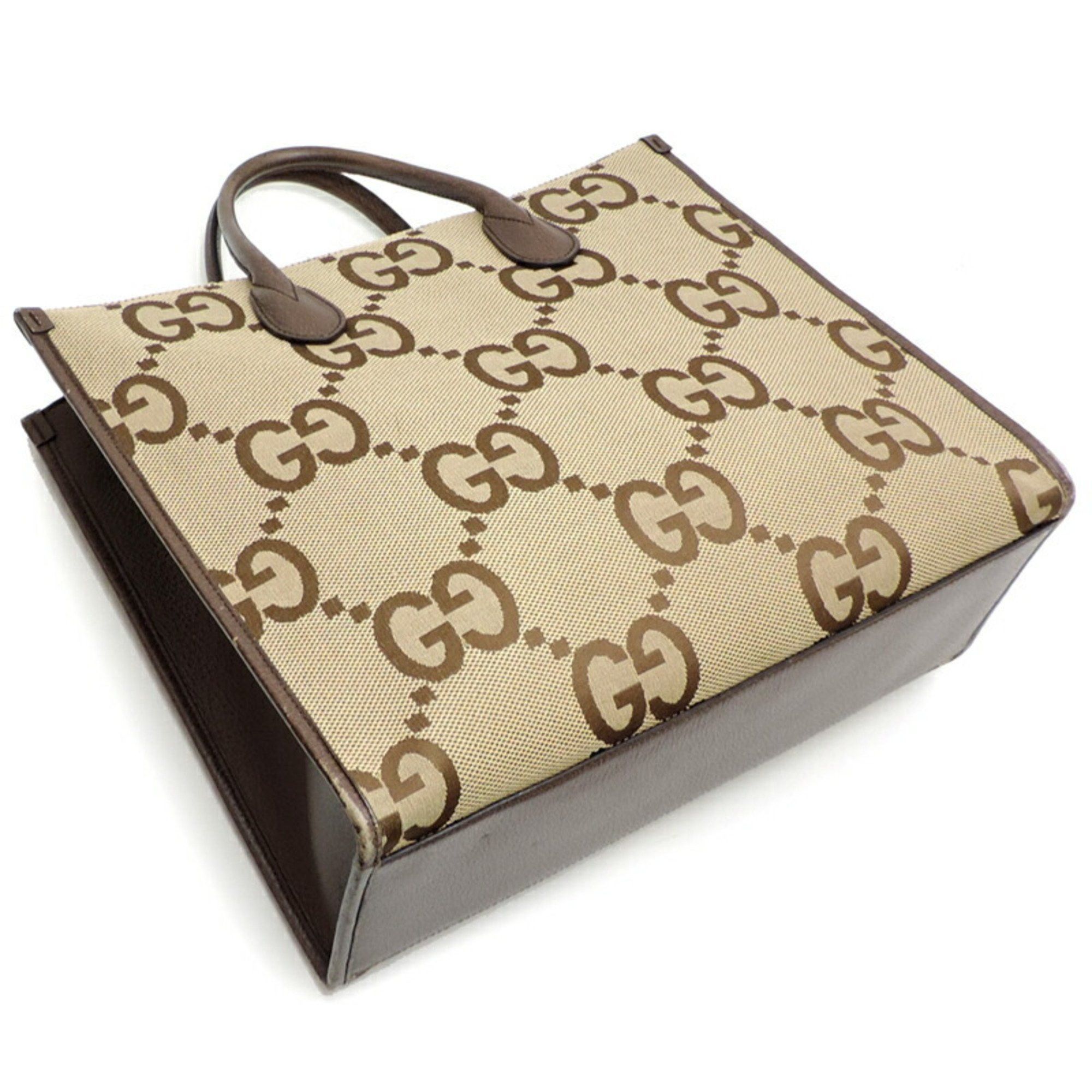 Gucci Gucci Women's Tote Bag 678839 Leather Beige Size ONE SIZE - 3 Thumbnail
