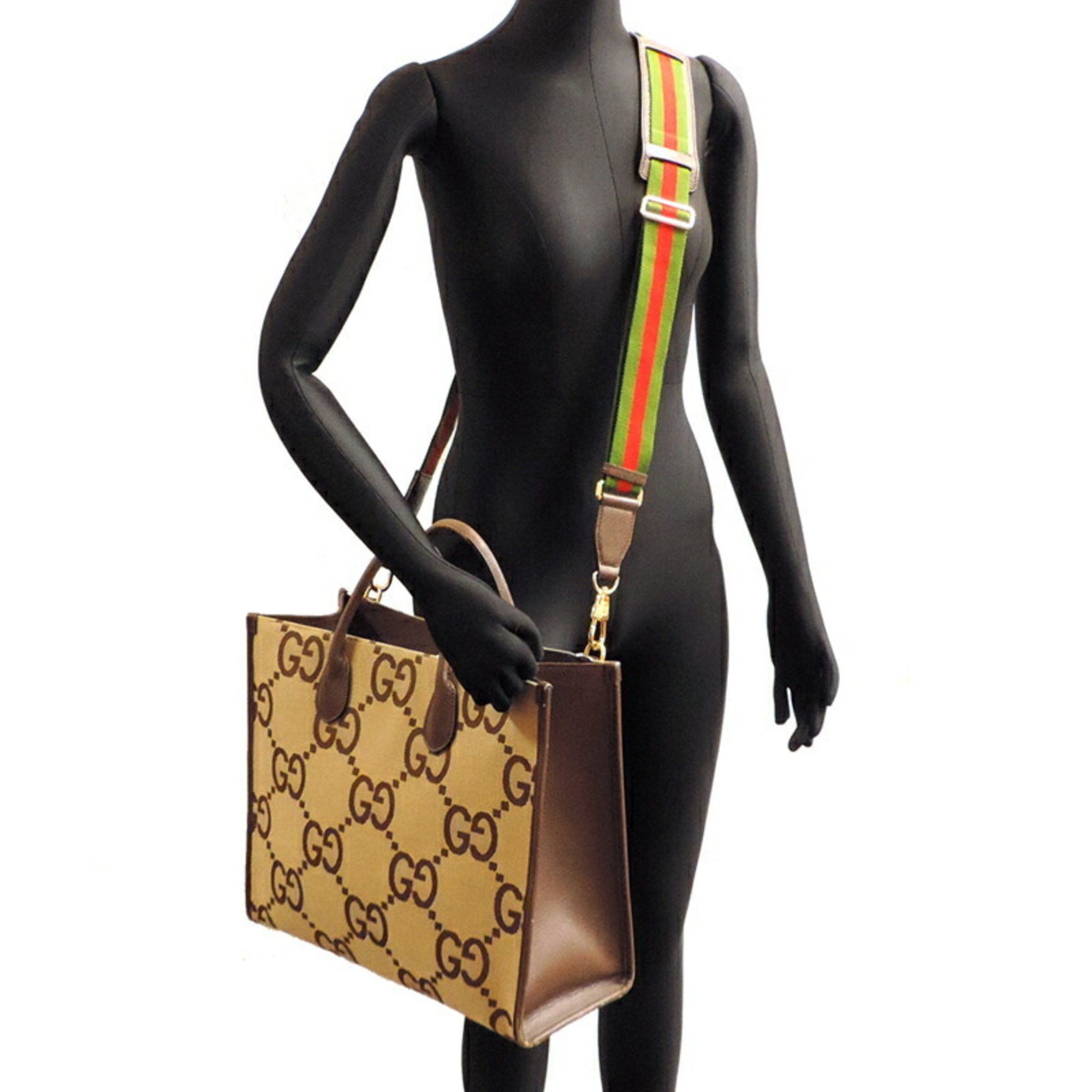 Gucci Gucci Women's Tote Bag 678839 Leather Beige Size ONE SIZE - 9 Thumbnail