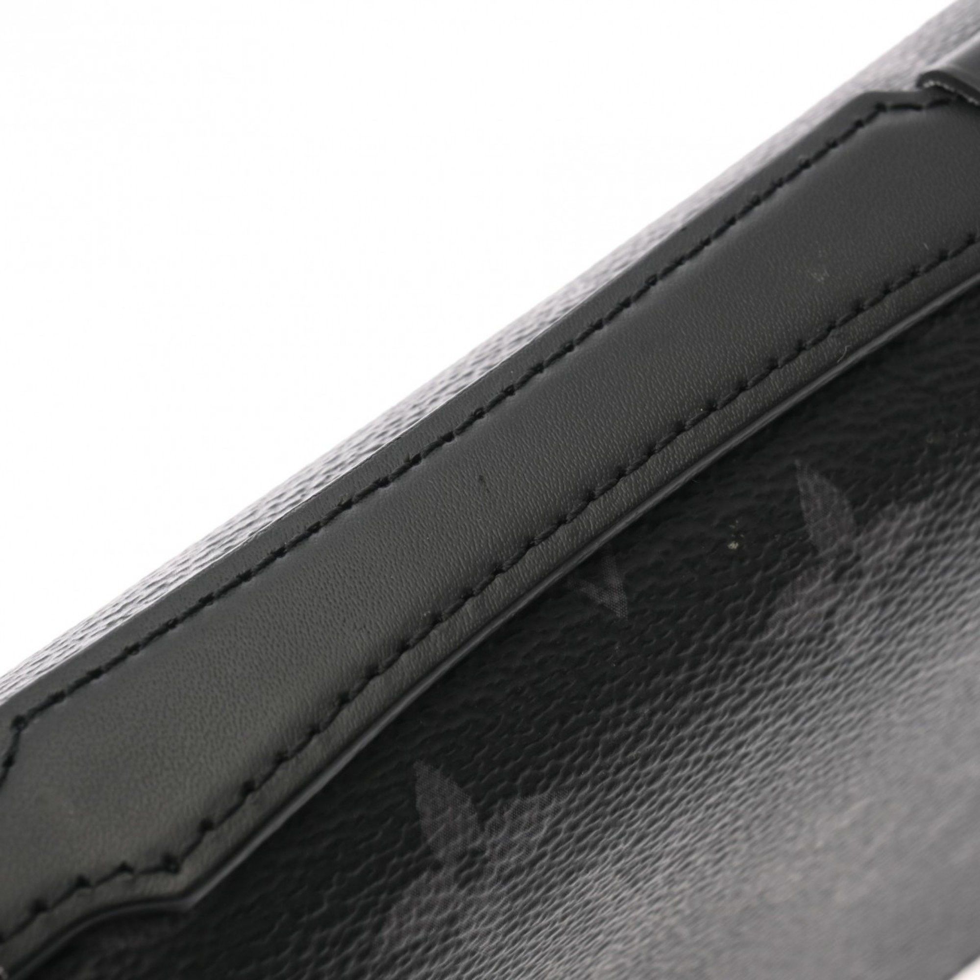 Louis Vuitton Louis Vuitton Monogram Eclipse Zippy XL Travel Case Black/Grey M61698 Men's Canvas Long Wallet Size ONE SIZE - 5 Thumbnail