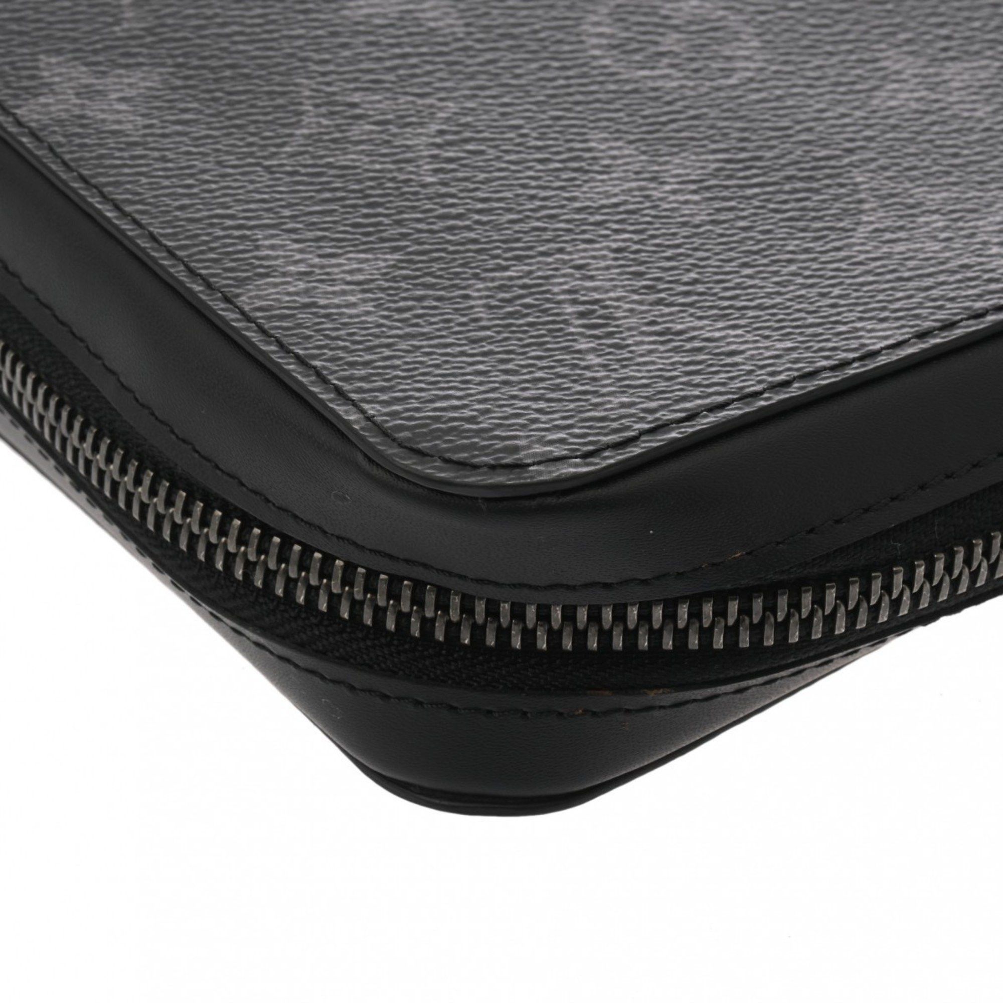 Louis Vuitton Louis Vuitton Monogram Eclipse Zippy XL Travel Case Black/Grey M61698 Men's Canvas Long Wallet Size ONE SIZE - 10 Thumbnail