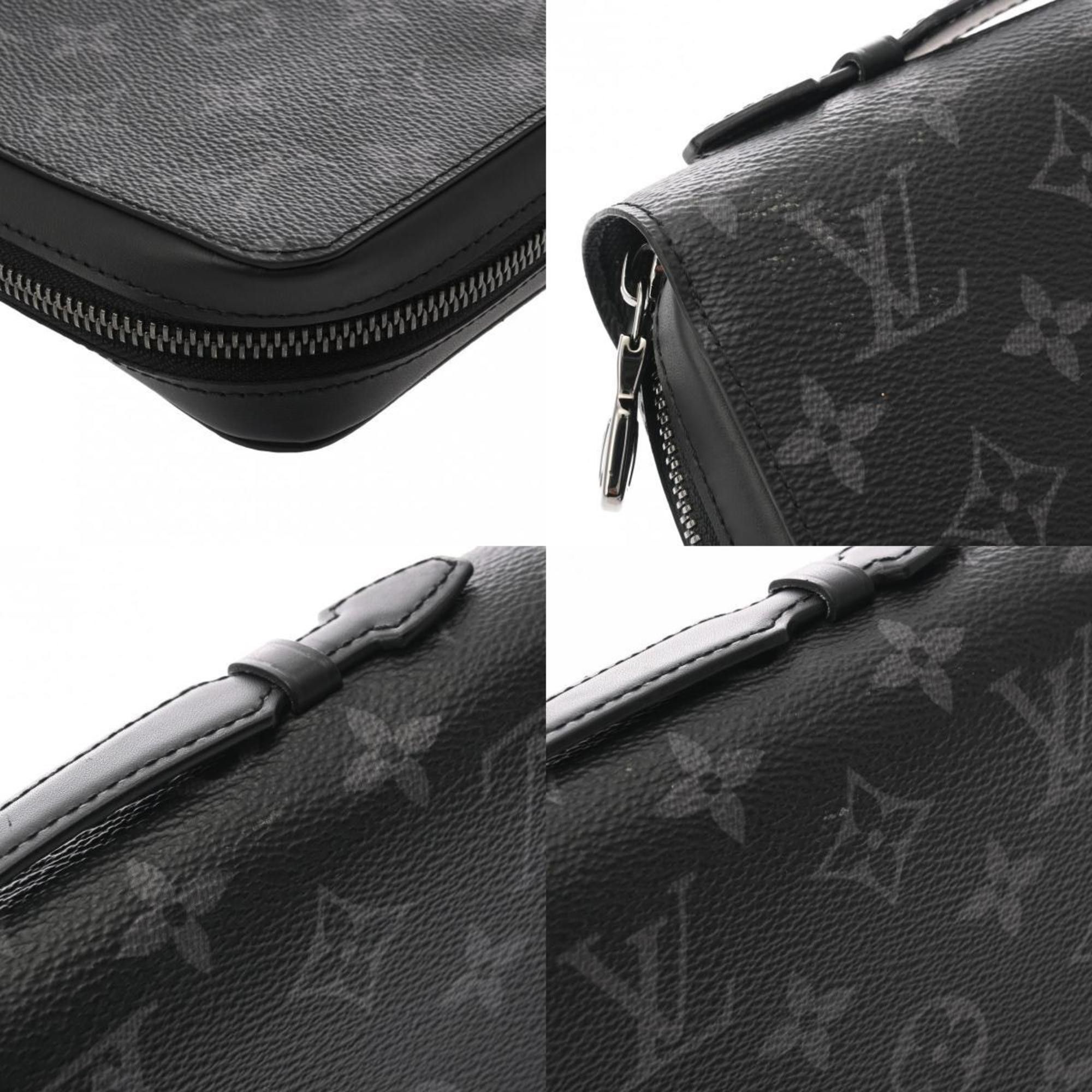 Louis Vuitton Louis Vuitton Monogram Eclipse Zippy XL Travel Case Black/Grey M61698 Men's Canvas Long Wallet Size ONE SIZE - 11 Thumbnail