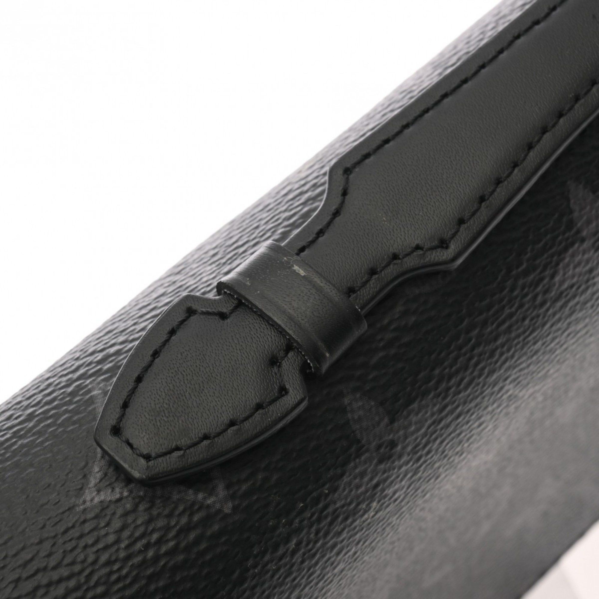 Louis Vuitton Louis Vuitton Monogram Eclipse Zippy XL Travel Case Black/Grey M61698 Men's Canvas Long Wallet Size ONE SIZE - 6 Thumbnail