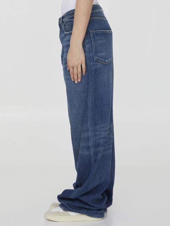 R13 R13 Women Denim Pants R13WD038 LIGHT BLUE Size 28" / US 6 / IT 42 - 3 Thumbnail