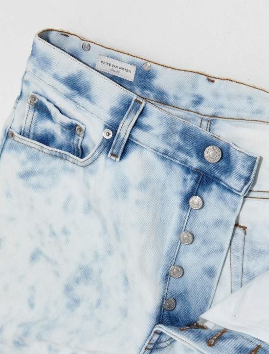 Dries Van Noten DRIES VAN NOTEN Men Denim Pants 232 020904 7456 514 Blue Size US 30 / EU 46 - 3 Thumbnail