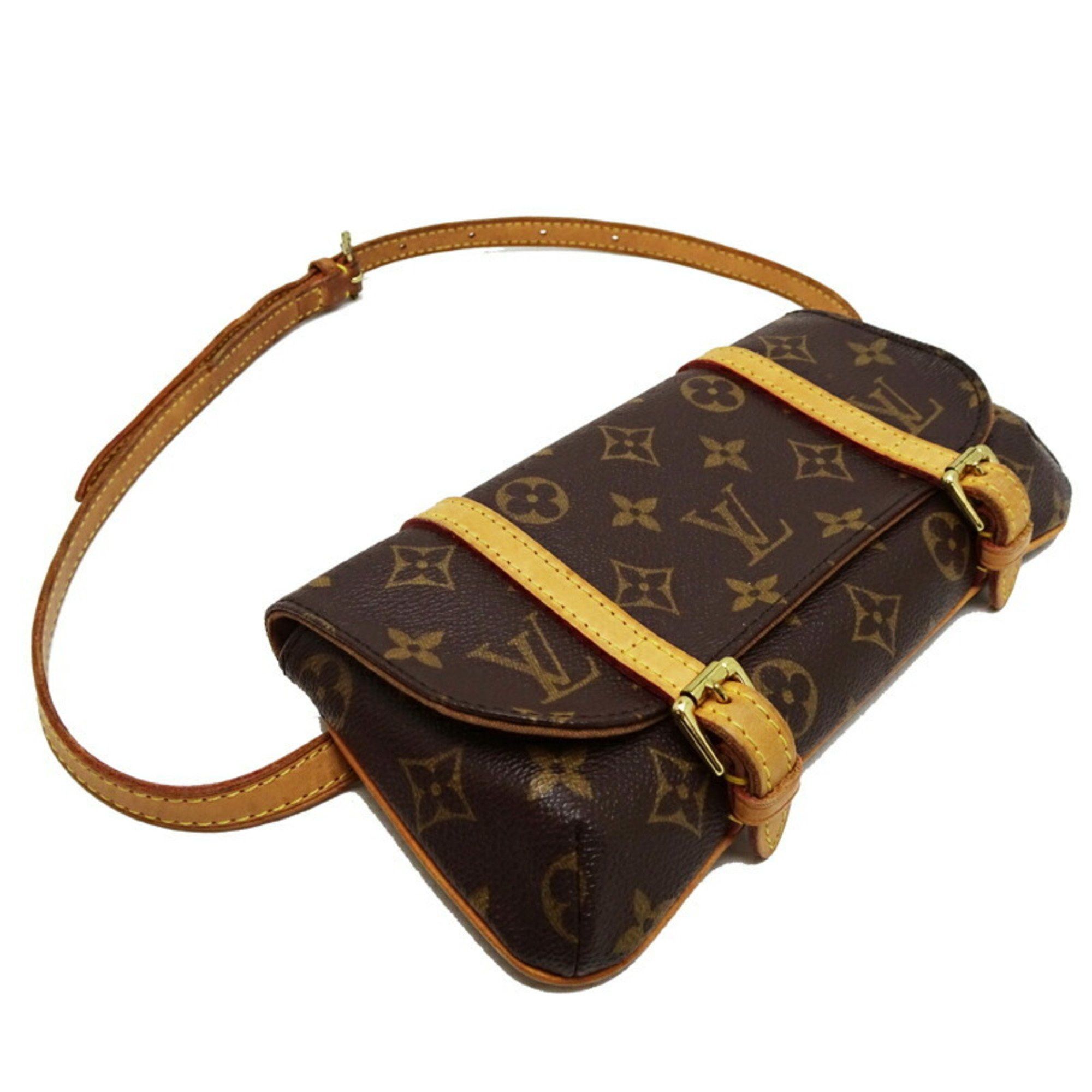Louis Vuitton Louis Vuitton Pochette Marelle Women's Waist Bag M51159 Monogram Brown Size ONE SIZE - 3 Thumbnail