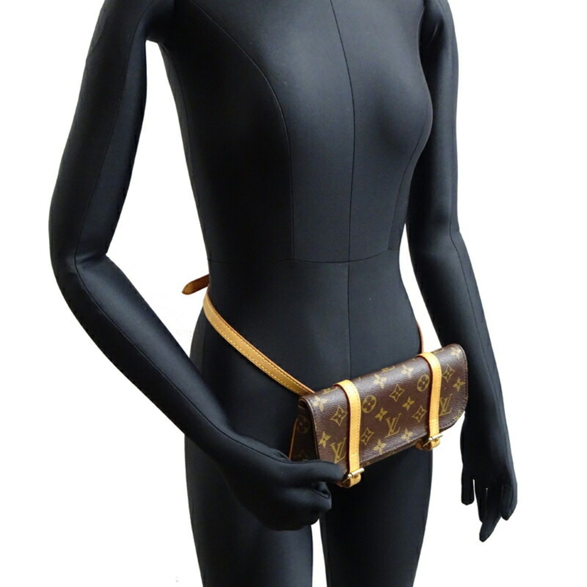 Louis Vuitton Louis Vuitton Pochette Marelle Women's Waist Bag M51159 Monogram Brown Size ONE SIZE - 8 Thumbnail