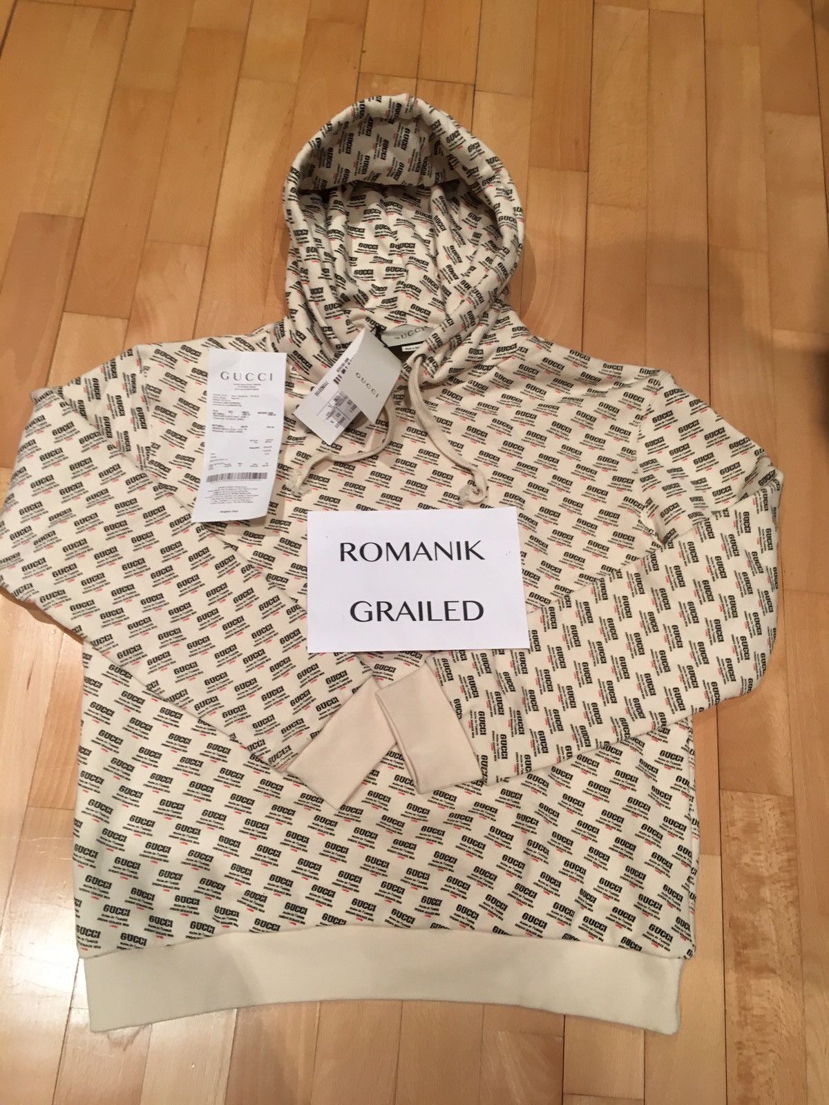 Gucci Gucci Guccify Mass Print Hoodie Grailed
