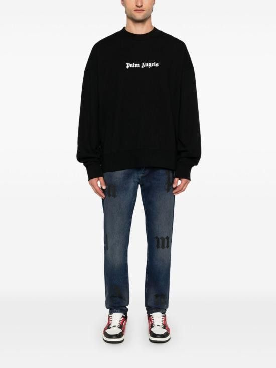 Palm Angels PALM ANGELS Men Hoodies PMBA080C99FLE001 1001 Black Size US XL / EU 56 / 4 - 4 Thumbnail