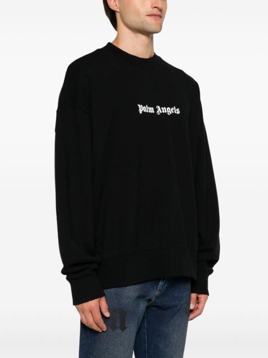 Palm Angels PALM ANGELS Men Hoodies PMBA080C99FLE001 1001 Black Size US XL / EU 56 / 4 - 5 Thumbnail