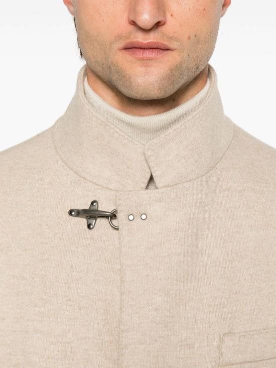 Fay FAY Men Coats NAM5449025J VJBC600 Beige Size US L / EU 52-54 / 3 - 4 Thumbnail