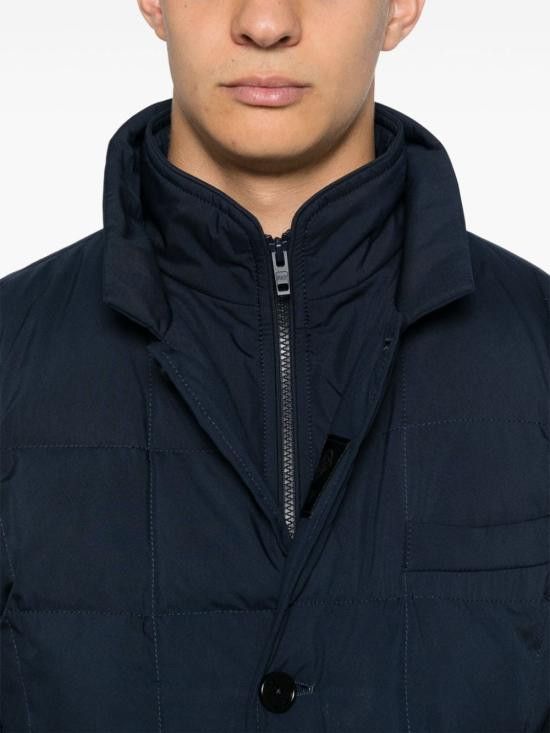 Fay FAY Men Jacket NAM37490530 PGQU807 Blue Size US XL / EU 56 / 4 - 4 Thumbnail
