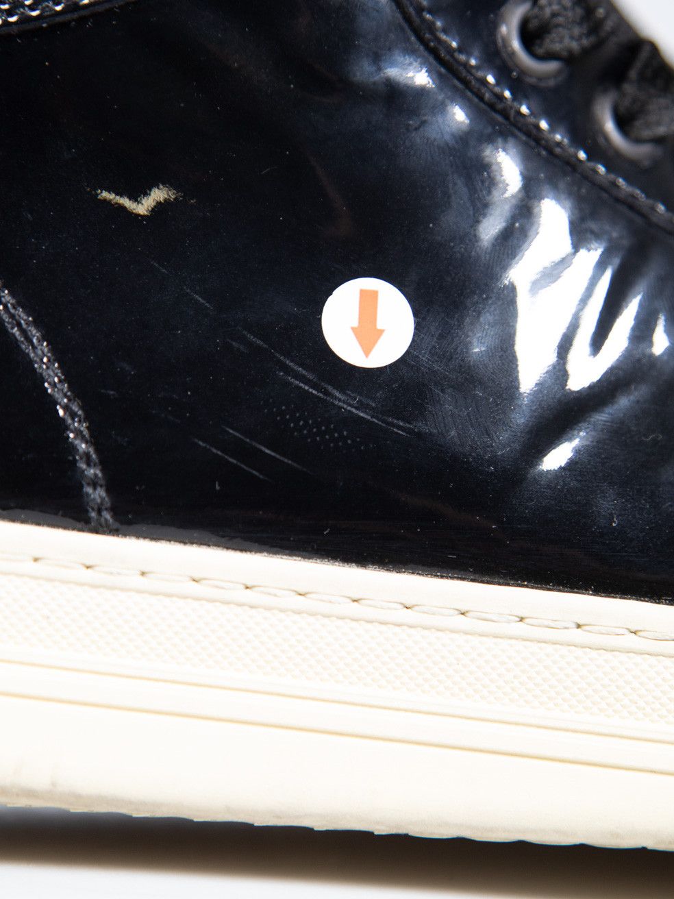 Tom Ford Black Patent High Top Trainers Size US 7.5 / IT 37.5 - 9 Thumbnail