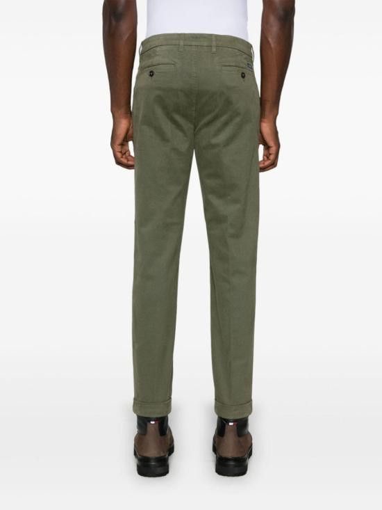 Fay FAY Men Straight Pants NTM8649187T QGGV420 Green Size US 34 / EU 50 - 4 Thumbnail