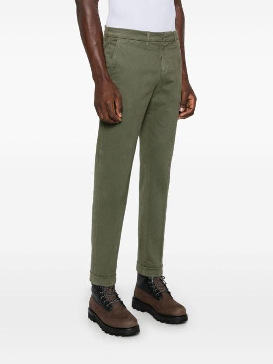 Fay FAY Men Straight Pants NTM8649187T QGGV420 Green Size US 34 / EU 50 - 2 Thumbnail