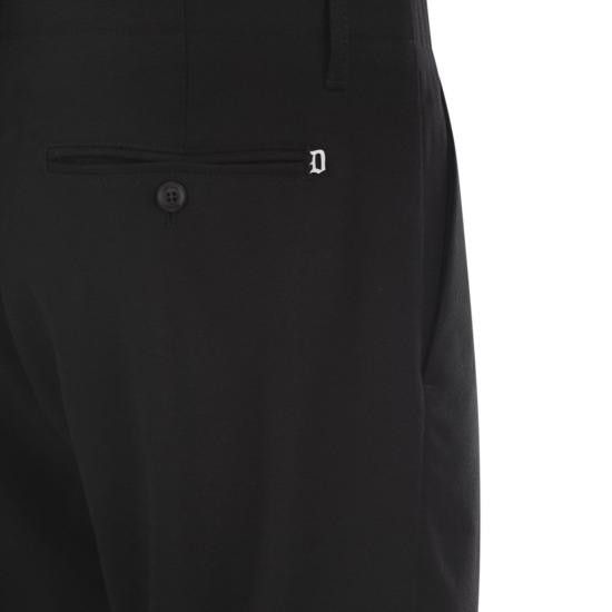 Dondup DONDUP Men Straight Pants UP630WS0105UXXX BLACK Size US 34 / EU 50 - 4 Thumbnail
