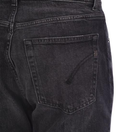 Dondup DONDUP Men Straight Pants UP576DS0215UHS9 BLACK Size US 33 - 4 Thumbnail