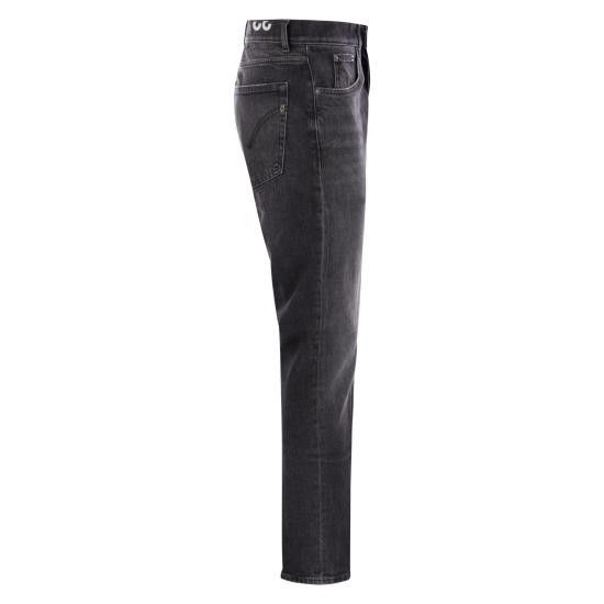 Dondup DONDUP Men Straight Pants UP576DS0215UHS9 BLACK Size US 33 - 3 Thumbnail