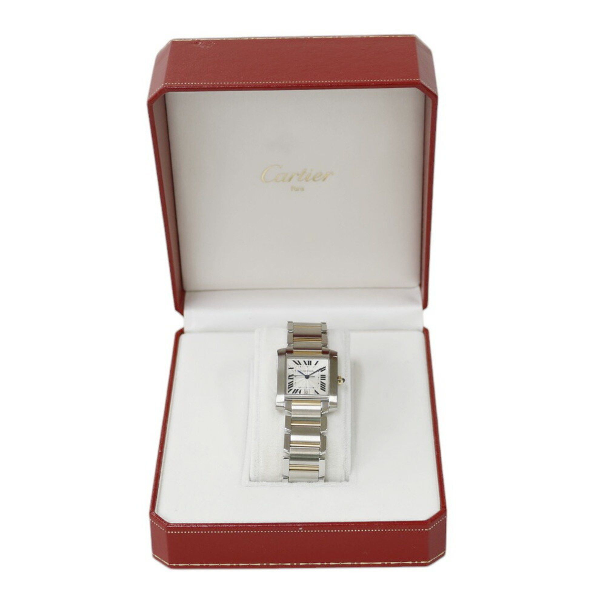 Cartier Cartier Tank Francaise LM Watch, Stainless Steel Automatic, Men's, CARTIER Size ONE SIZE - 10 Thumbnail