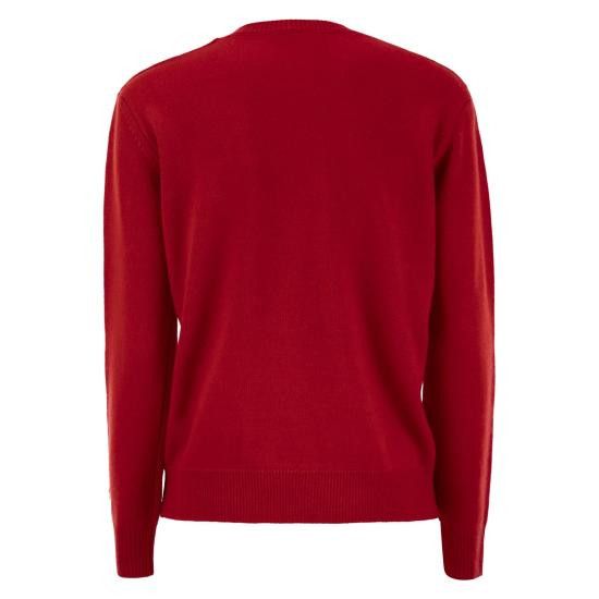 MC2 Saint Barth MC2 SAINT BARTH Women Sweater QUE0010 RED Size XS / US 0-2 / IT 36-38 - 2 Thumbnail
