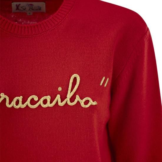 MC2 Saint Barth MC2 SAINT BARTH Women Sweater QUE0010 RED Size XS / US 0-2 / IT 36-38 - 4 Thumbnail