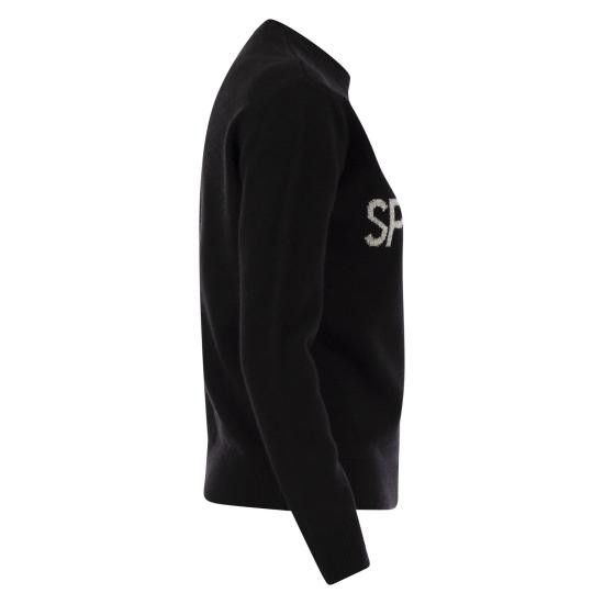 MC2 Saint Barth MC2 SAINT BARTH Women Sweater QUE0010 BLACK Size L / US 10 / IT 46 - 3 Thumbnail