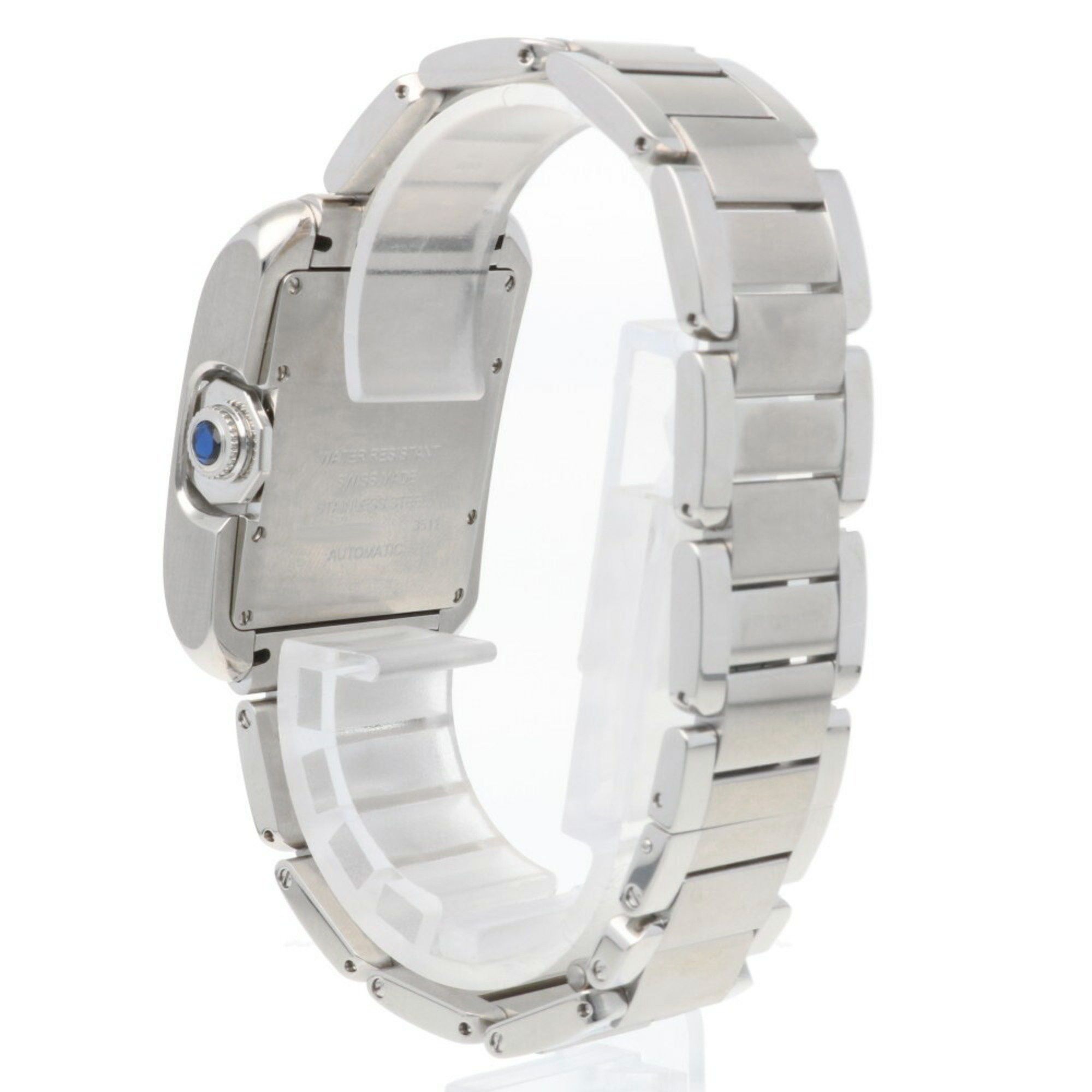 Cartier Cartier Tank Anglaise Watch, Stainless Steel 3511, Automatic, Men's, CARTIER, Overhauled Size ONE SIZE - 4 Thumbnail