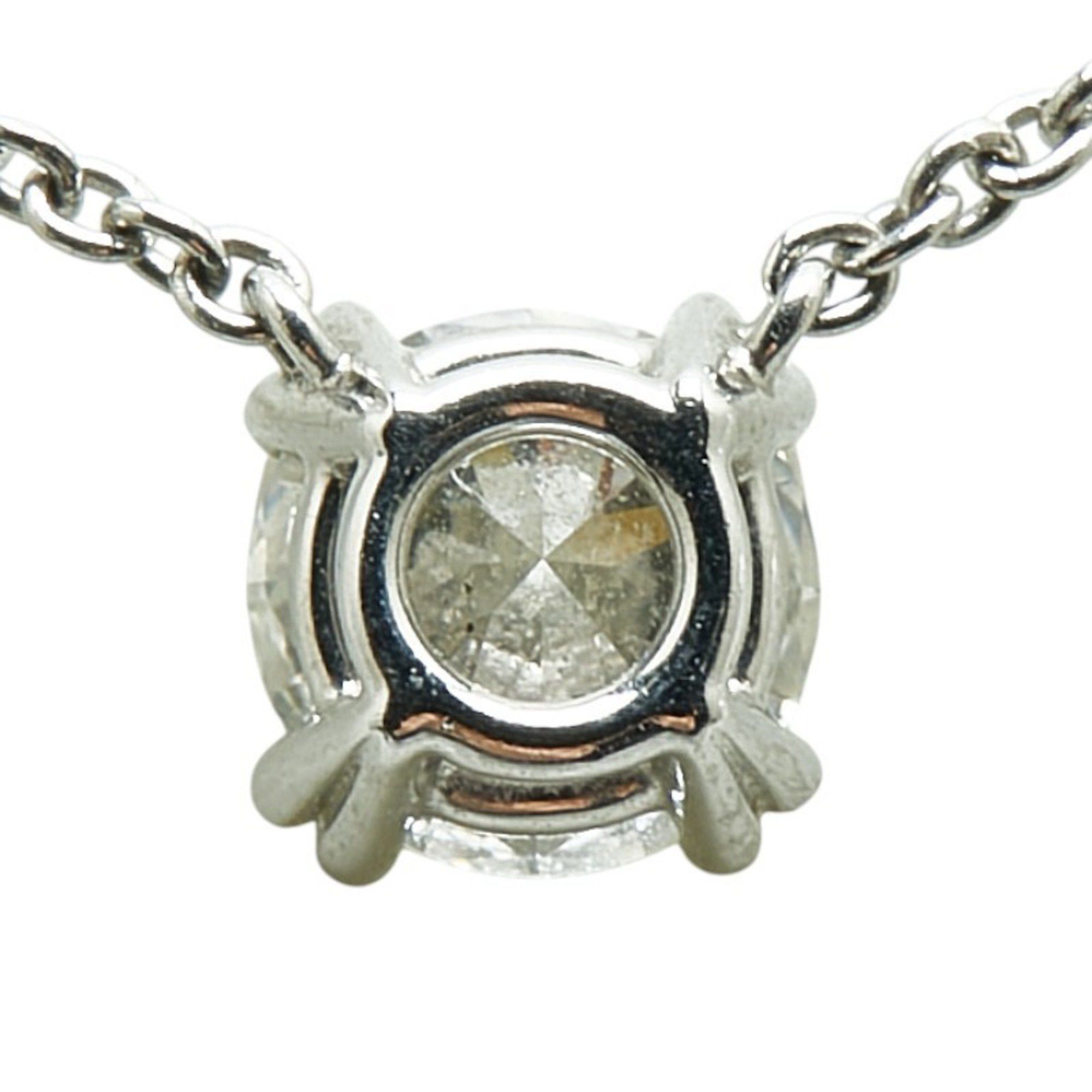 Harry Winston Harry Winston Round Cut Solitaire Necklace PIDPRD005SI Pt950 Platinum Women's HARRY WINSTON Size ONE SIZE - 3 Thumbnail