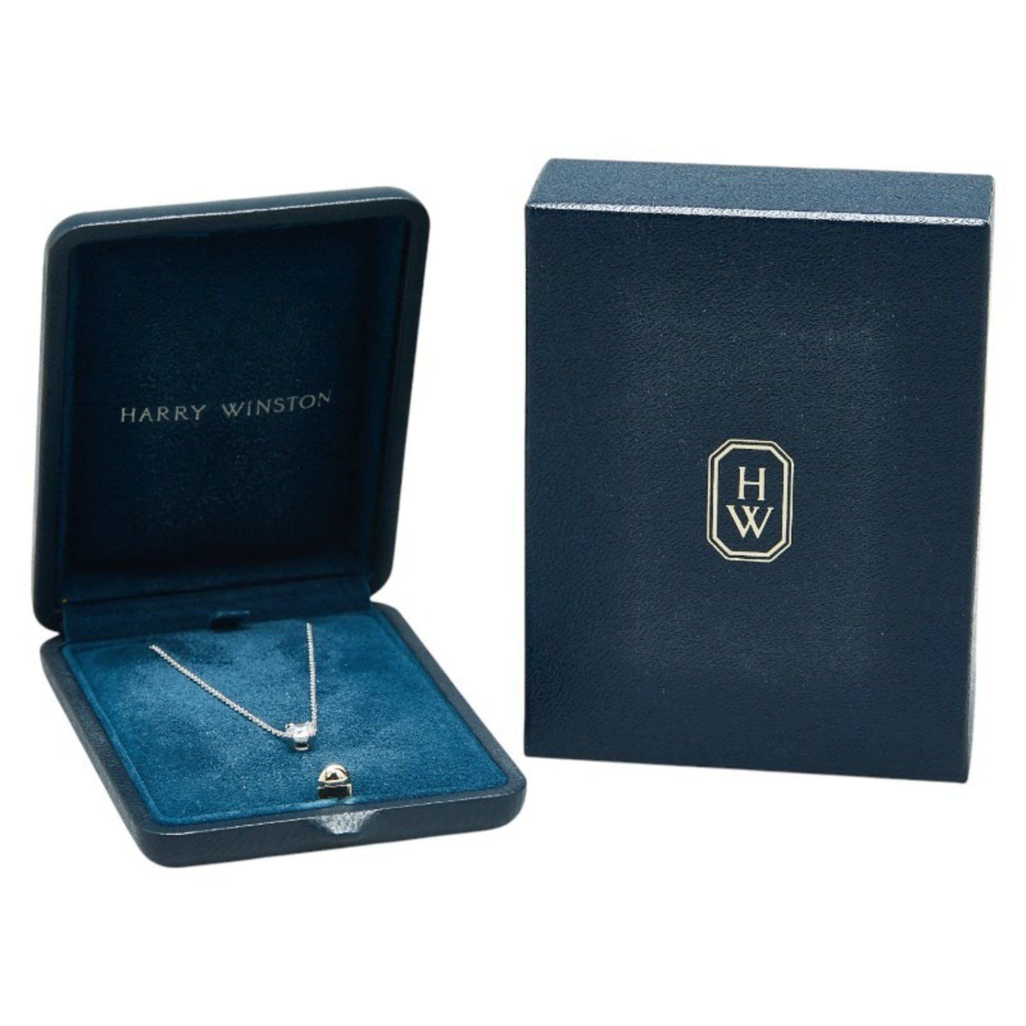 Harry Winston Harry Winston Round Cut Solitaire Necklace PIDPRD005SI Pt950 Platinum Women's HARRY WINSTON Size ONE SIZE - 6 Thumbnail