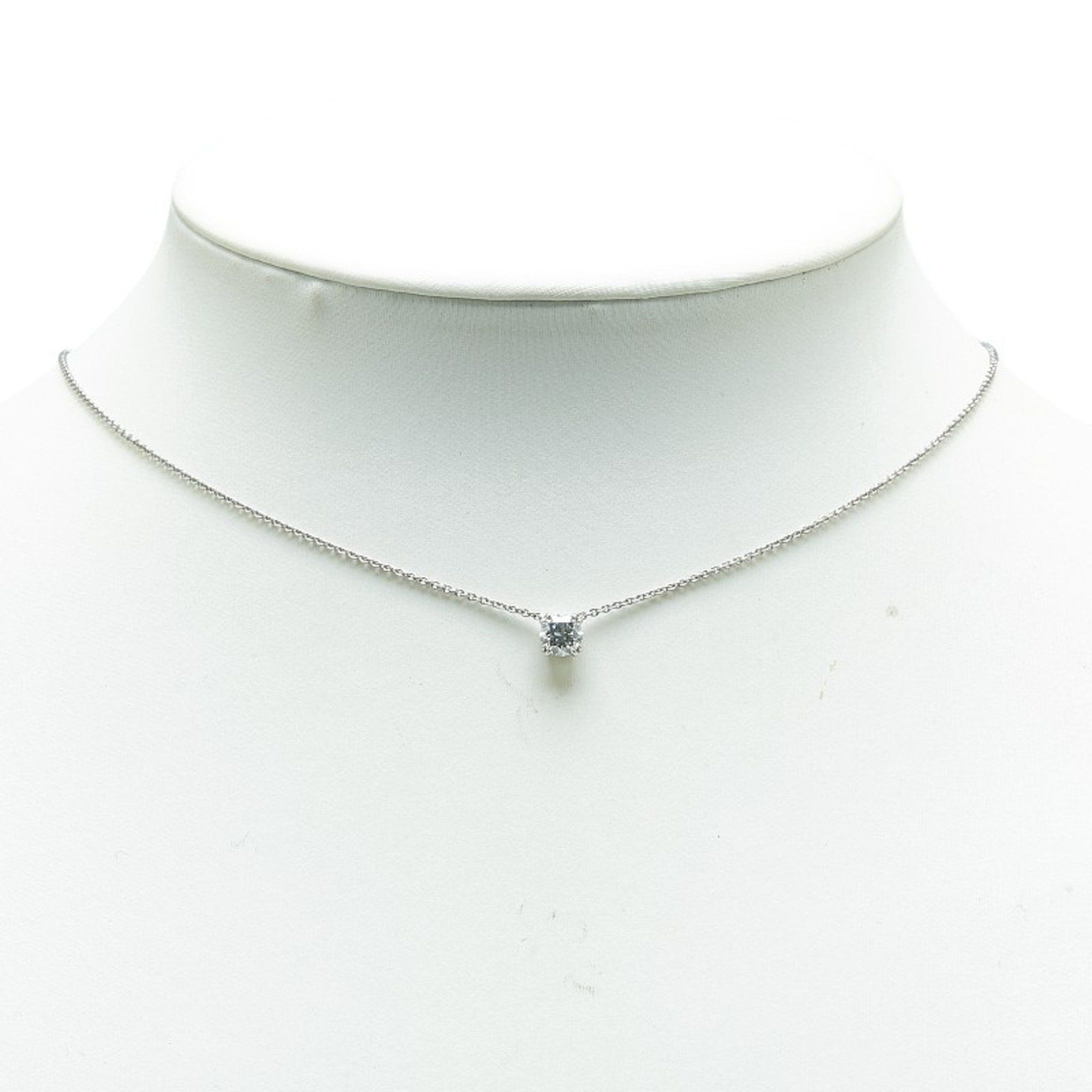 Harry Winston Harry Winston Round Cut Solitaire Necklace PIDPRD005SI Pt950 Platinum Women's HARRY WINSTON Size ONE SIZE - 8 Thumbnail