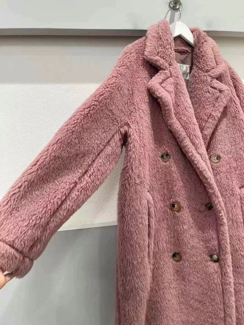 Max Mara MaxMara pink teddy coat Size US L / EU 52-54 / 3 - 5 Thumbnail