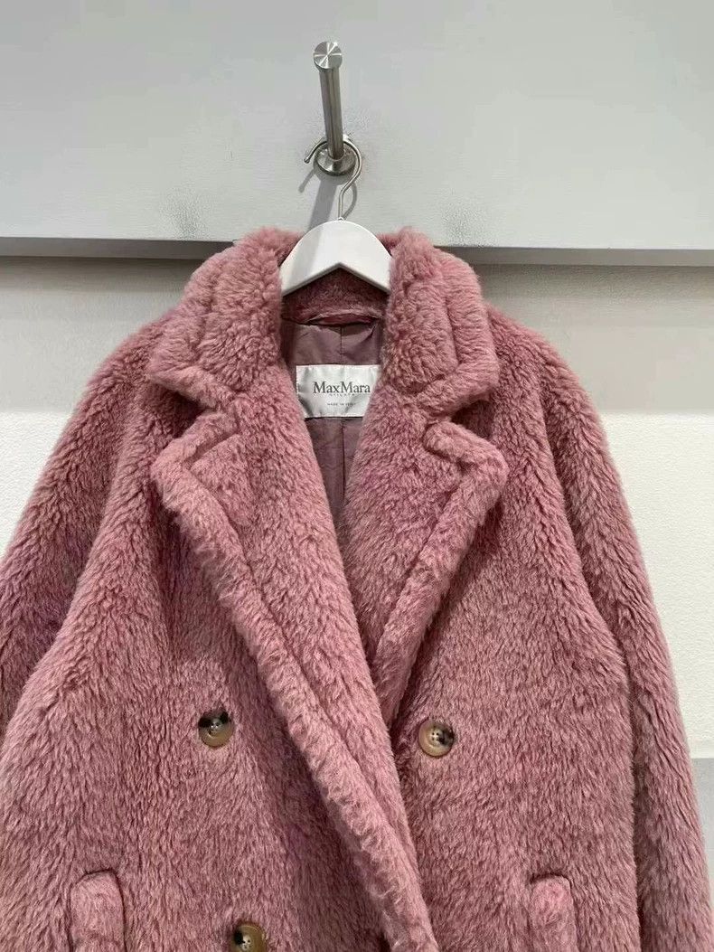 Max Mara MaxMara pink teddy coat Size US L / EU 52-54 / 3 - 3 Thumbnail