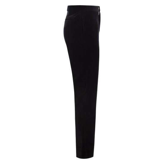 Fabiana Filippi FABIANA FILIPPI Women Straight Pants PAD224F326D763 BLACK Size 27" / US 4 / IT 40 - 3 Thumbnail