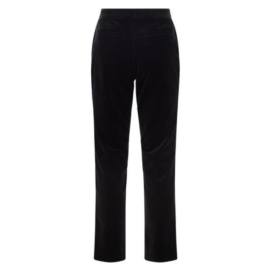 Fabiana Filippi FABIANA FILIPPI Women Straight Pants PAD224F326D763 BLACK Size 27" / US 4 / IT 40 - 2 Thumbnail