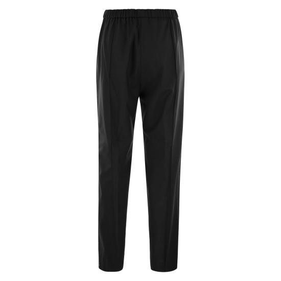 Fabiana Filippi FABIANA FILIPPI Women Straight Pants PAD214F322I181 BLACK Size 27" / US 4 / IT 40 - 2 Thumbnail