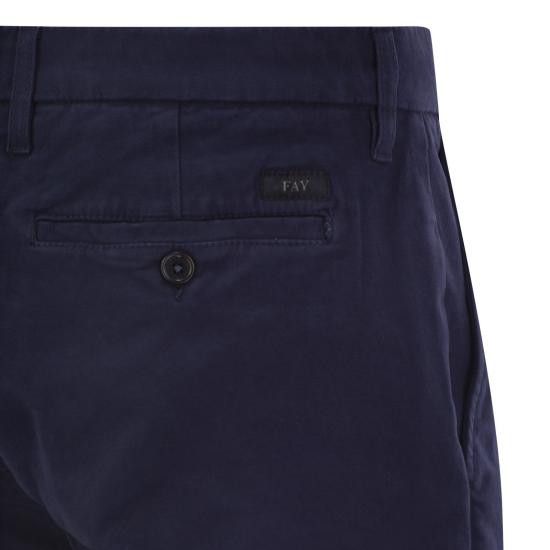 Fay FAY Men Straight Pants NTM8649187T BLUE Size US 40 / EU 56 - 4 Thumbnail